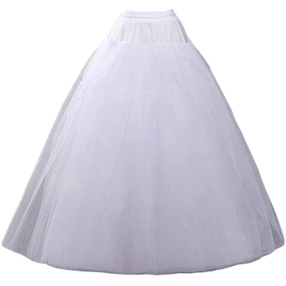 Wedding dress A-line underskirt (white)